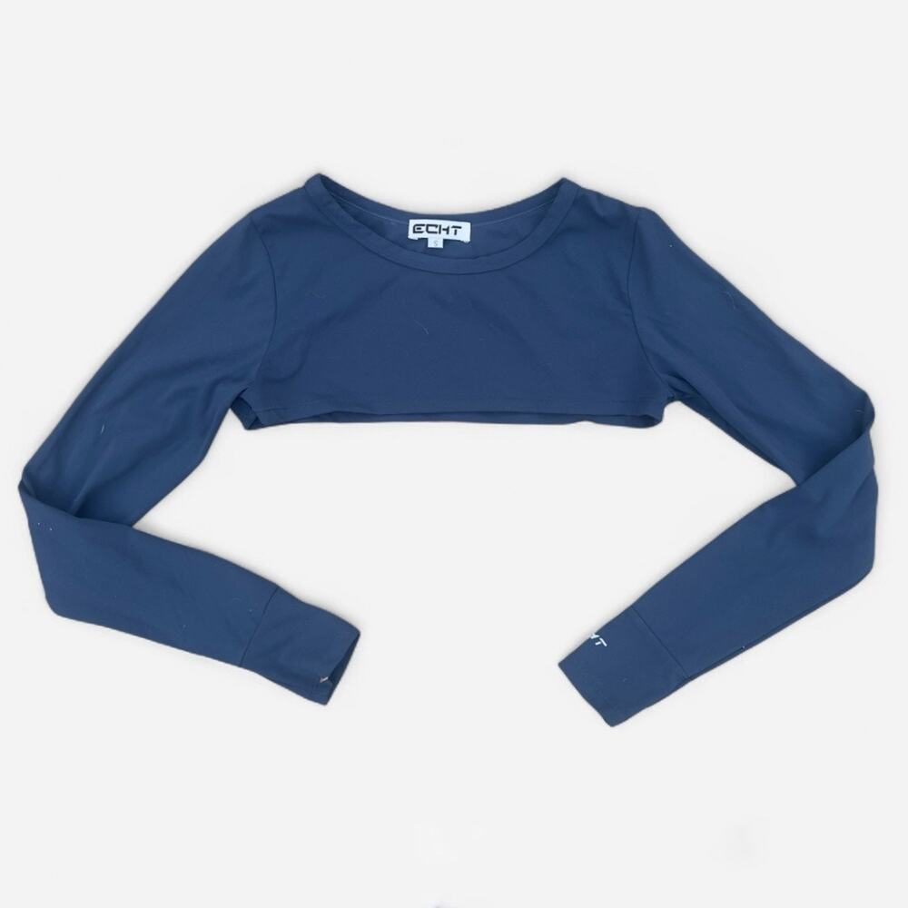 ECHT Shoulder Long Sleeve Gym Coverup Top